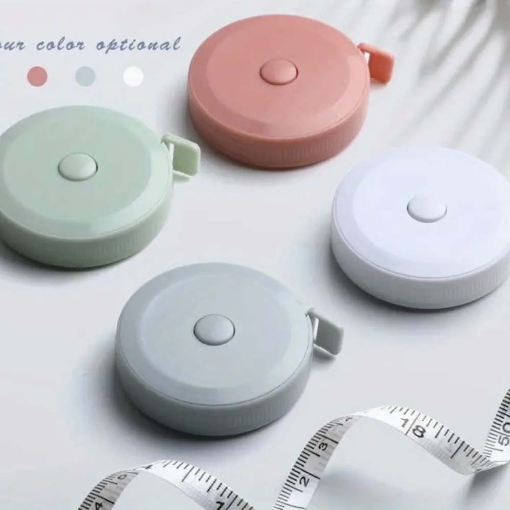 Mini Soft Automatic Retractable Clothing Measuring Tape - 1.5 Meters Long - Picture 3 of 8
